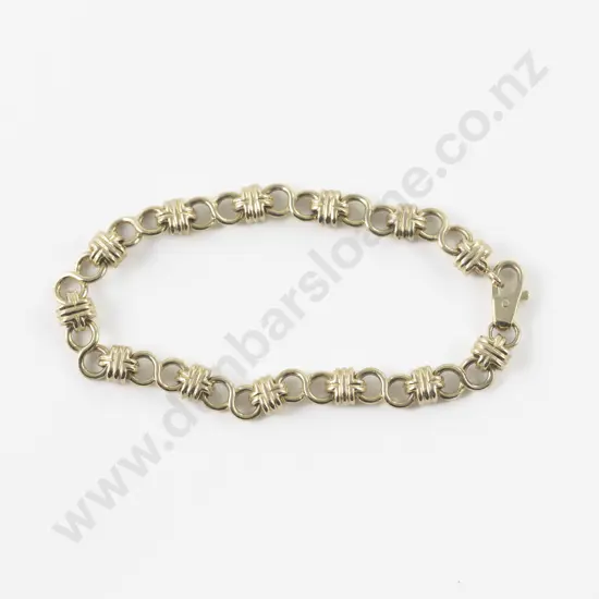 9ct Fancy Link Bracelet