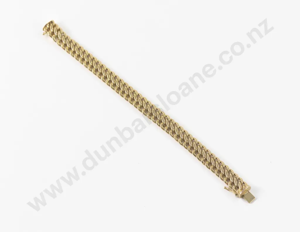 9ct Fancy Link Bracelet Image 1++