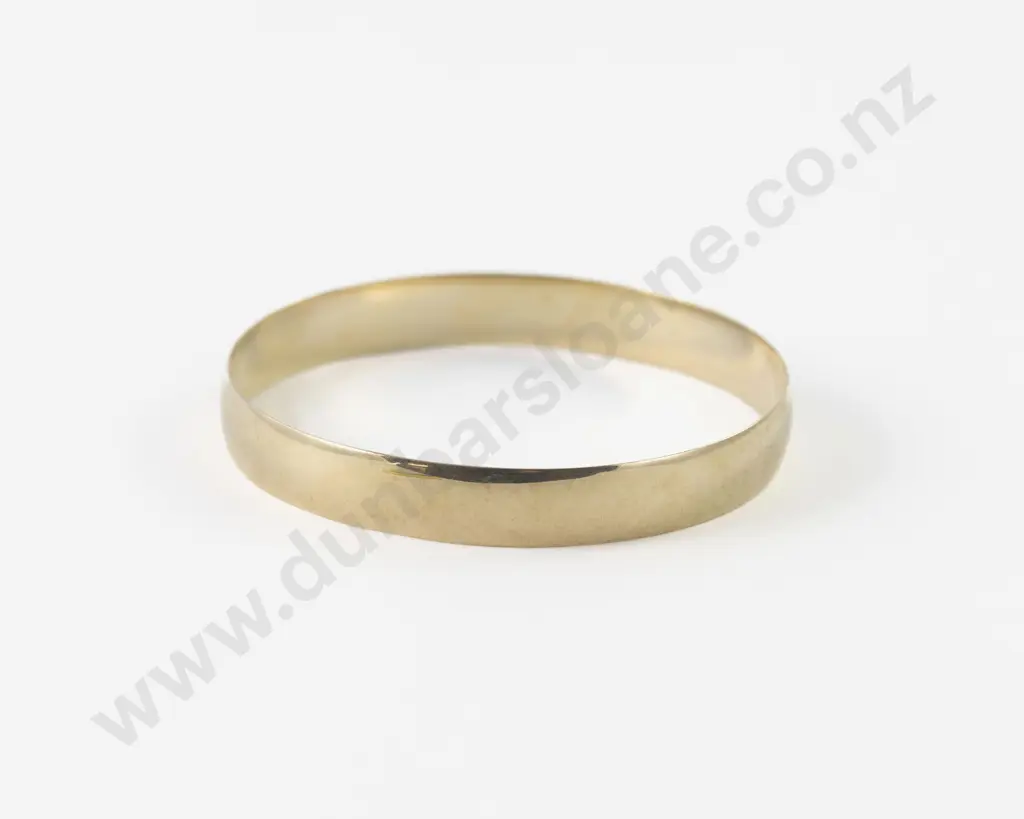 9ct Plain Bangle Image 1++