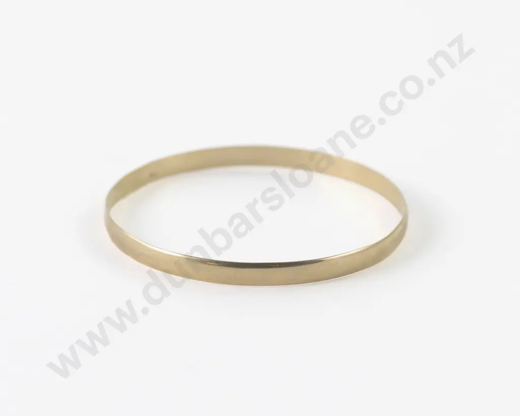 9ct Plain Bangle Image 1++