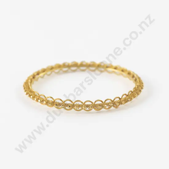 20ct Fancy Cut Bangle