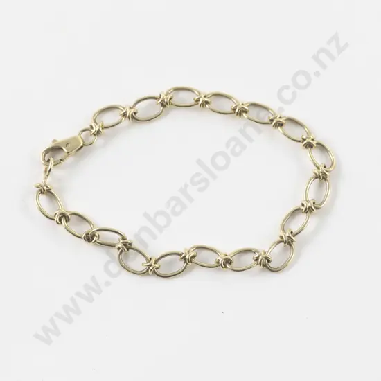 9ct Fancy Curb Link Bracelet