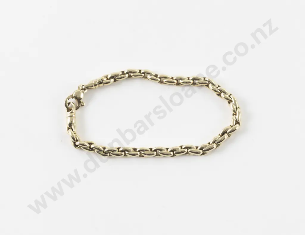 14ct Trace Link Bracelet Image 1++