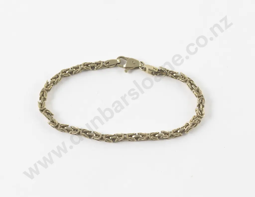 9ct Fancy Link Bracelet Image 1++