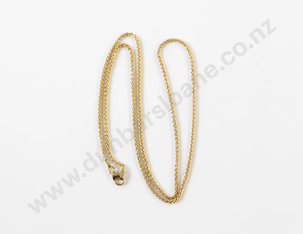 18ct Fancy Link Neck Chain Image 1++