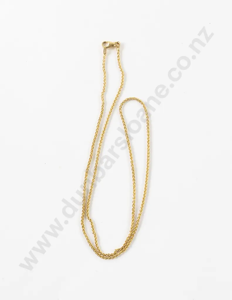18ct Fancy Link Neck Chain Image 1++