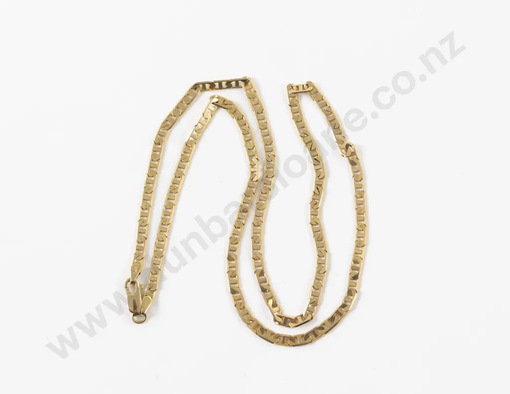 9ct Fancy Link Neck Chain Image 1++