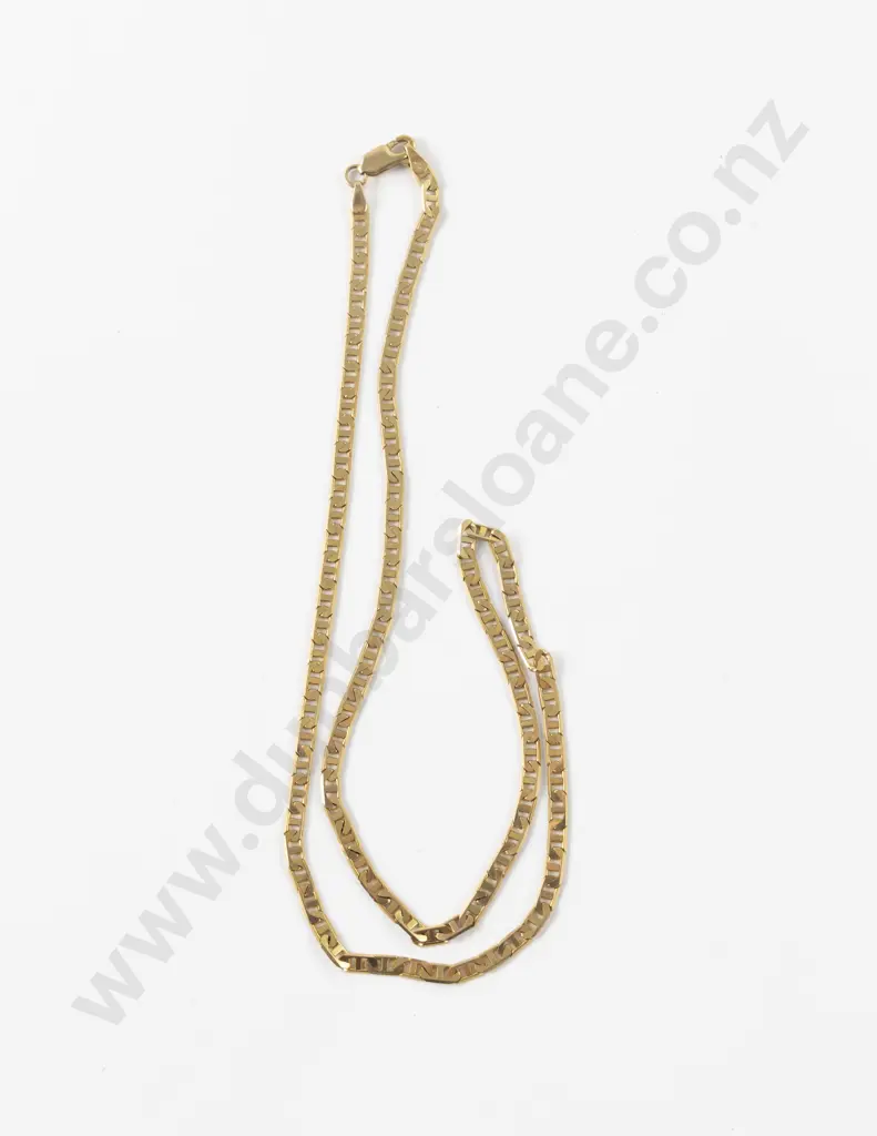 9ct Fancy Link Neck Chain Image 1++