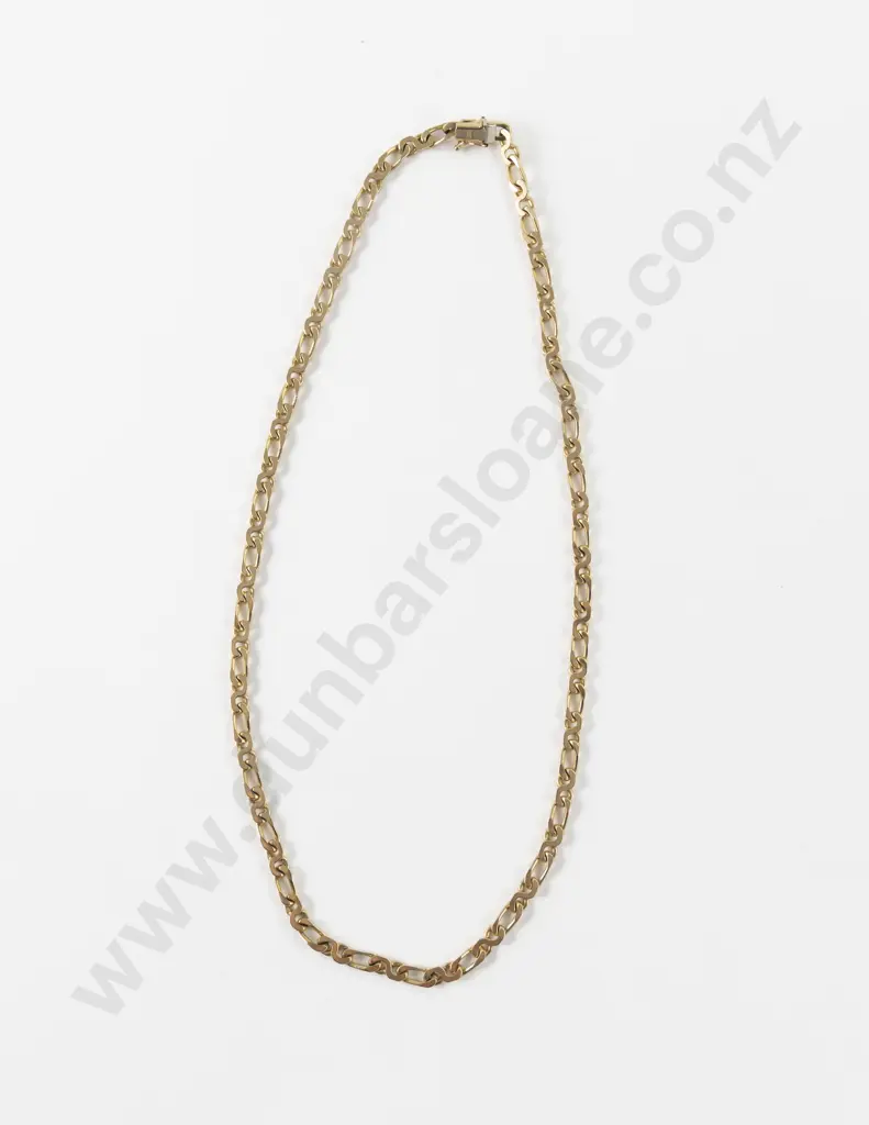 9ct Fancy Link Neck Chain Image 1++