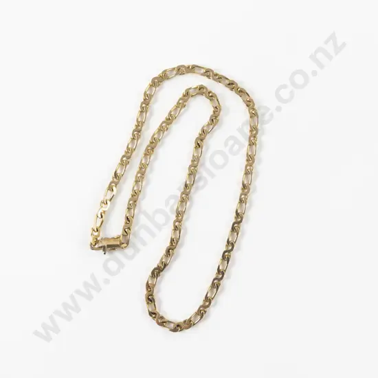 9ct Fancy Link Neck Chain