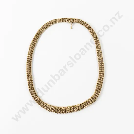 9ct Fancy Link Necklace