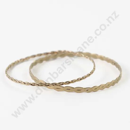 Two 9ct Bangles