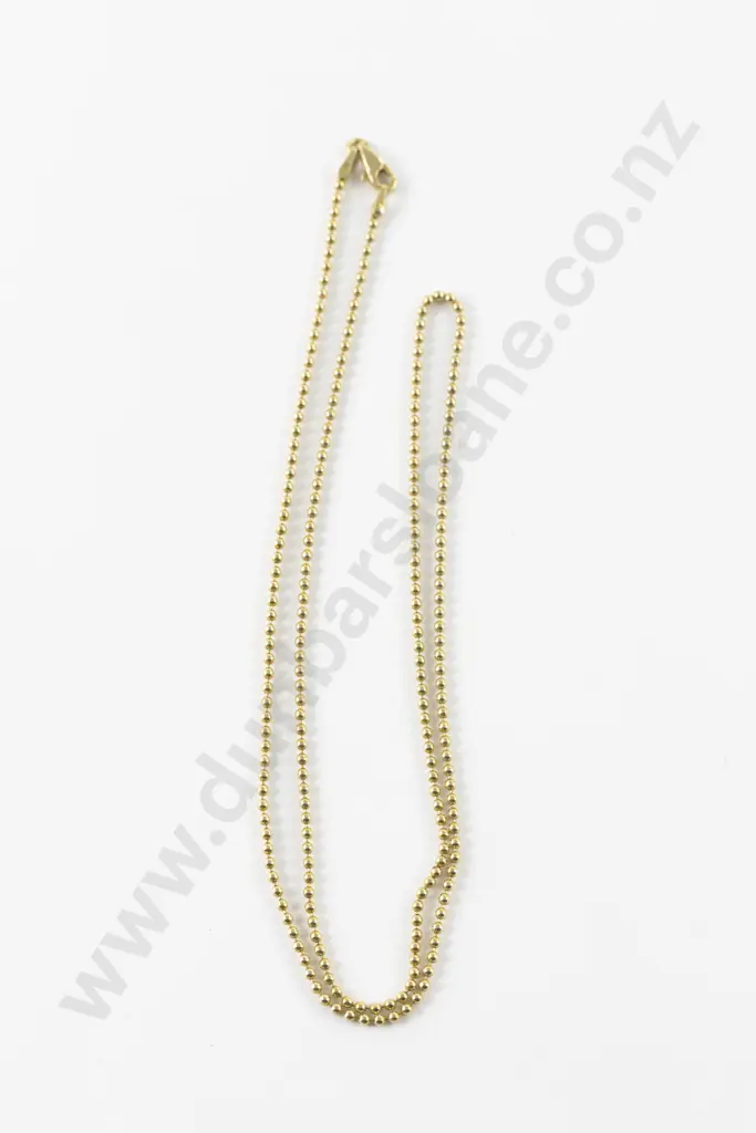 14ct Fancy Bead Link Neck Chain Image 1++