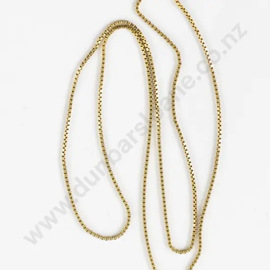 14ct Fine Box Link Neck Chain