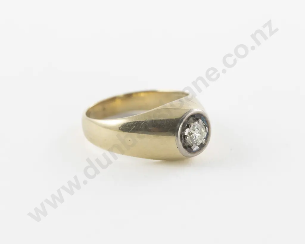 14ct Solitaire Diamond Ring Image 1++