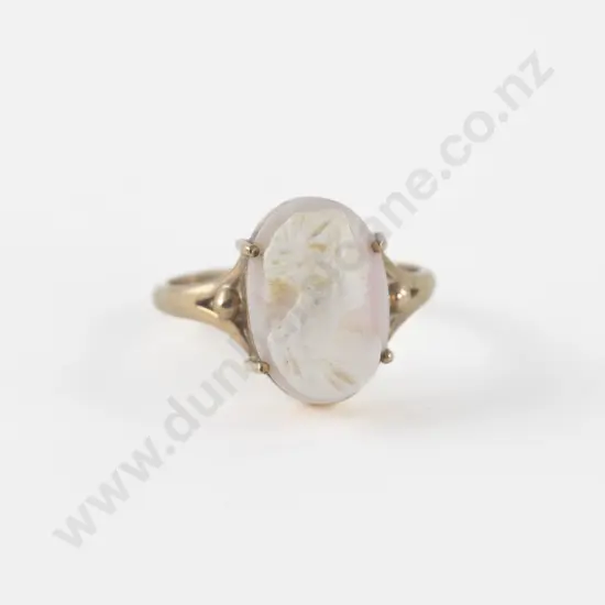 9ct Classical Portrait Cameo Ring