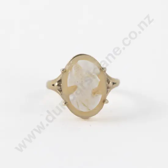 9ct Classical Portrait Cameo Ring