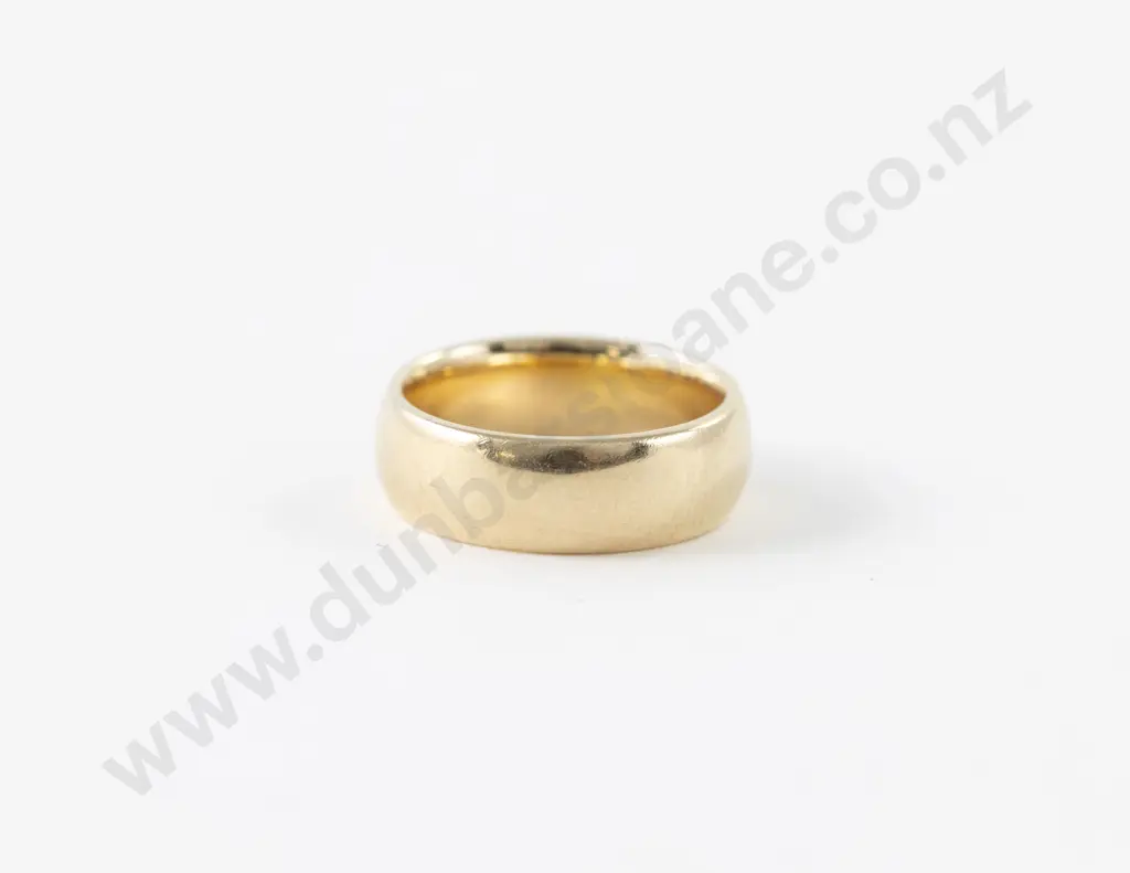 9ct Plain Wedding Band Image 1++