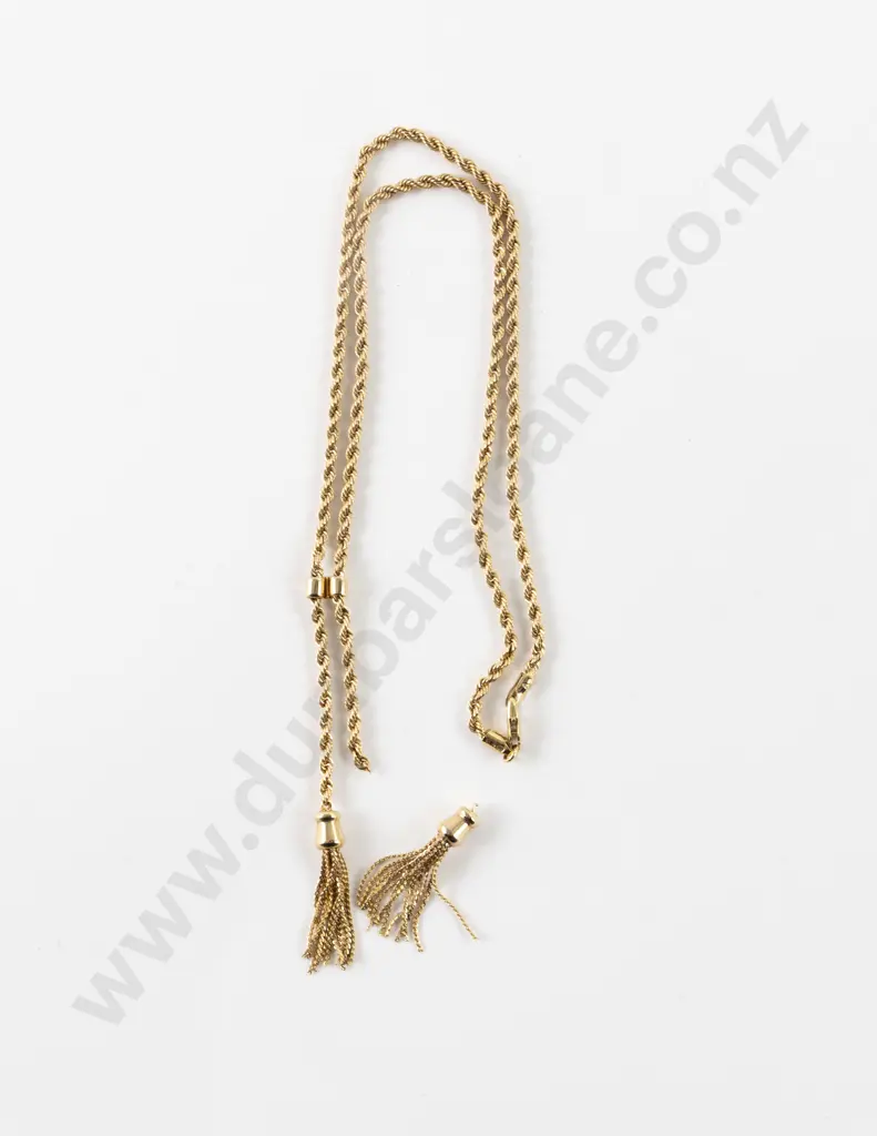9ct Fancy Rope Twist Neck Chain Image 1++