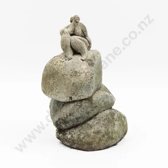Di Conway - Nude Figure On Rocks