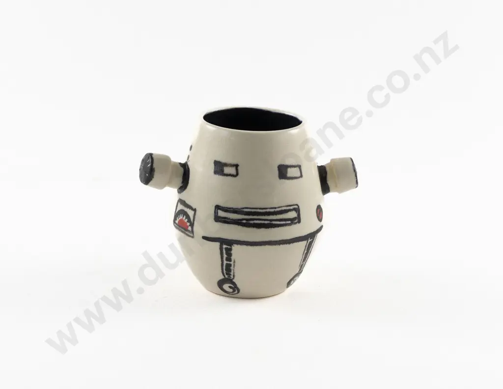 Robot Form Handled Vessel Image 1++