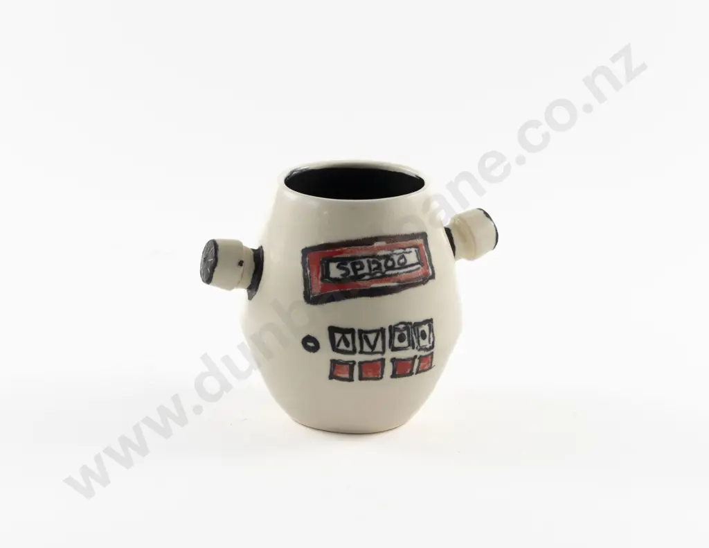 Robot Form Handled Vessel Image 1++