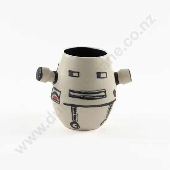 Robot Form Handled Vessel