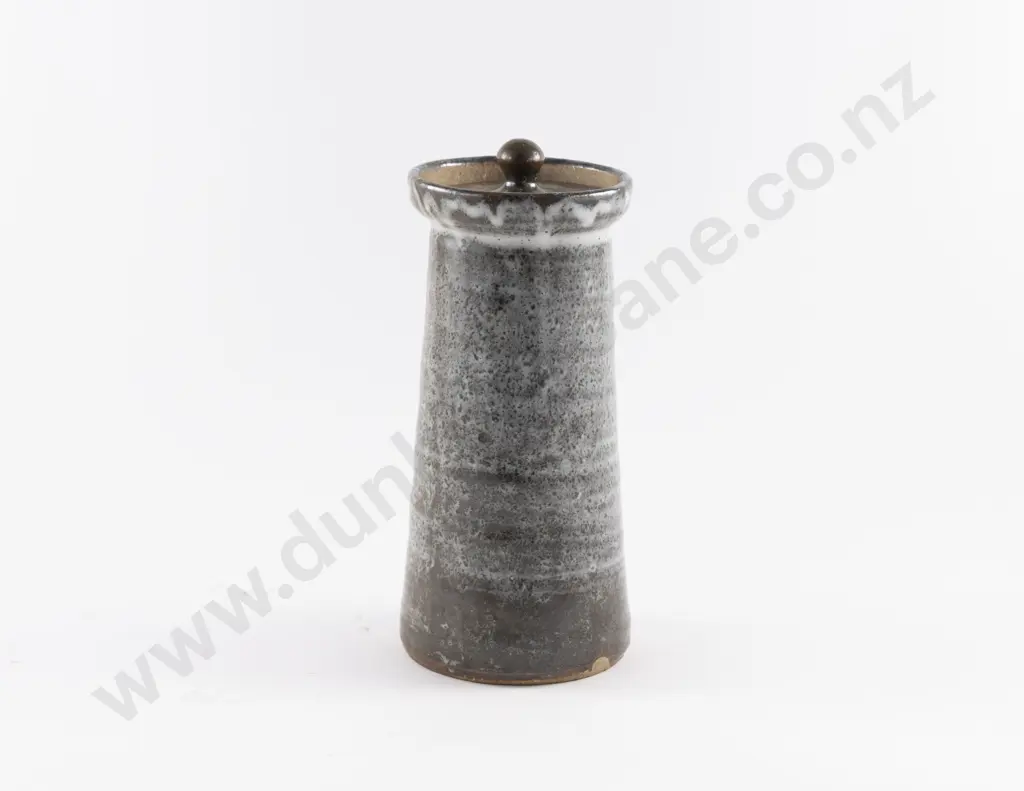 NZ Pottery Lidded Canister Image 1++
