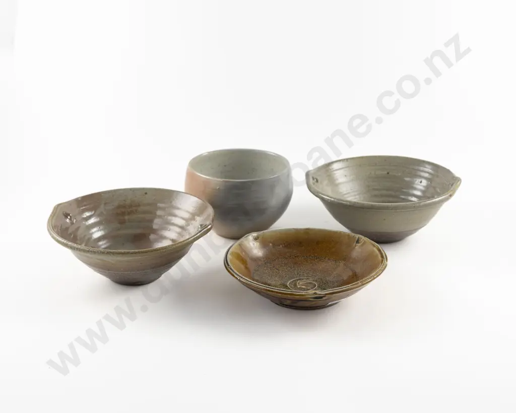 Pair Byron Temple Serving Bowls & Two Others Image 1++