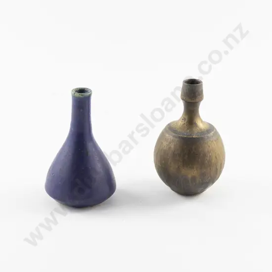 Two John Parker Bud Vases
