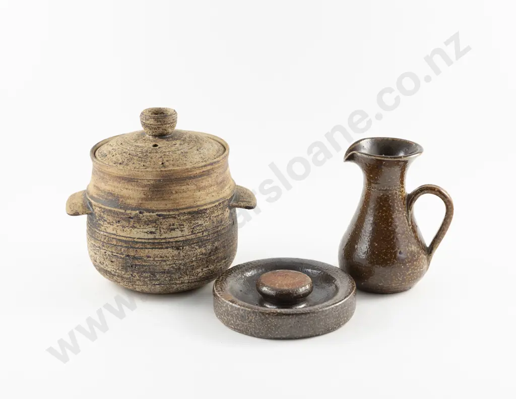 Bendigo Pottery Jug & Two Others Image 1++