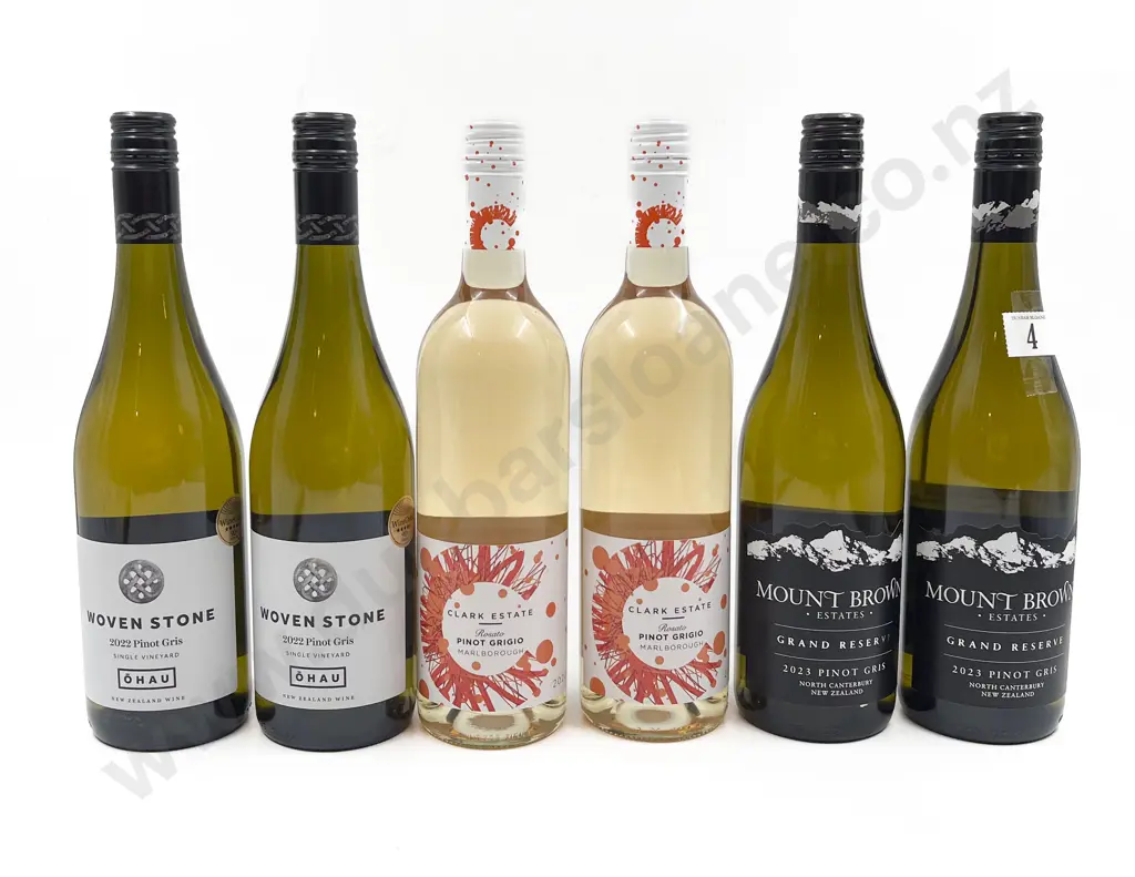 NZ Six Assorted Pinot Gris Image 1++