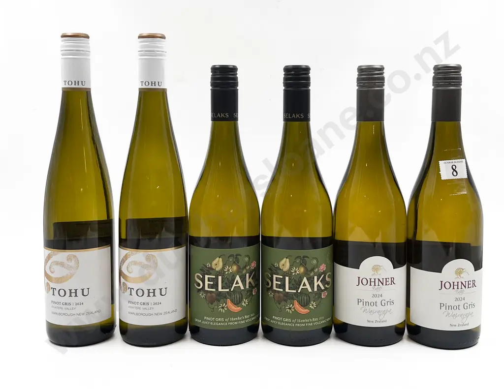 NZ Six Assorted Pinot Gris Image 1++