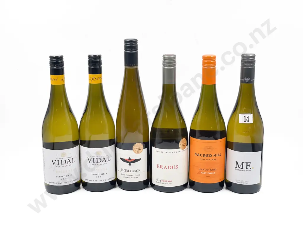 NZ Six Assorted Pinot Gris Image 1++