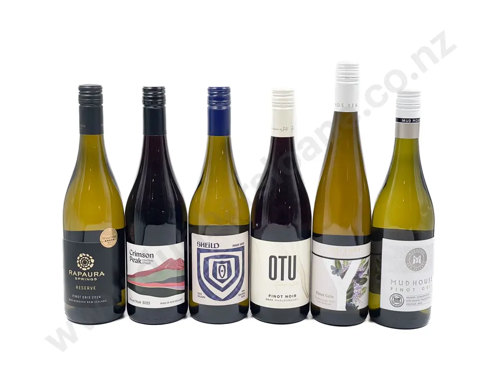 NZ Six Assorted Pinot Gris Image 1++