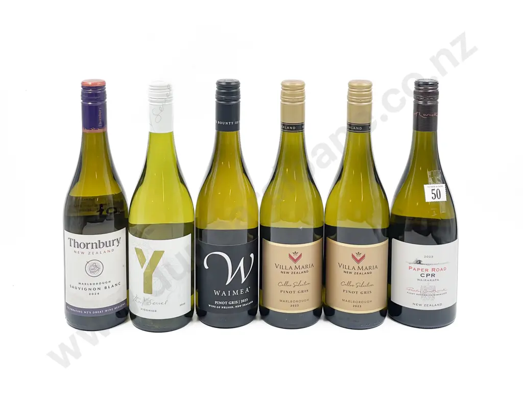 NZ Six Assorted White Wines Image 1++