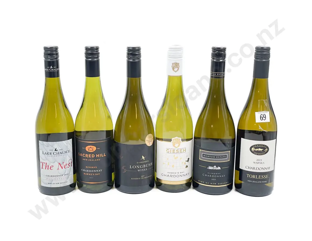 NZ Six Assorted Chardonnay Image 1++