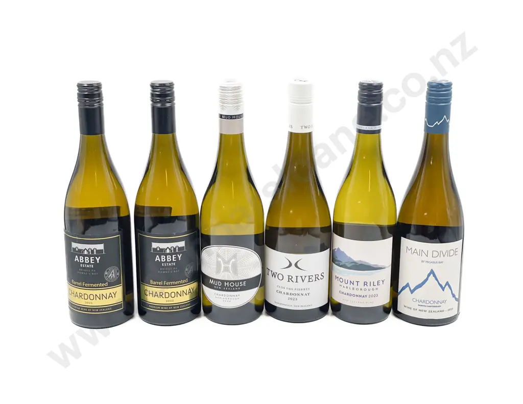 NZ Six Assorted Chardonnay Image 1++