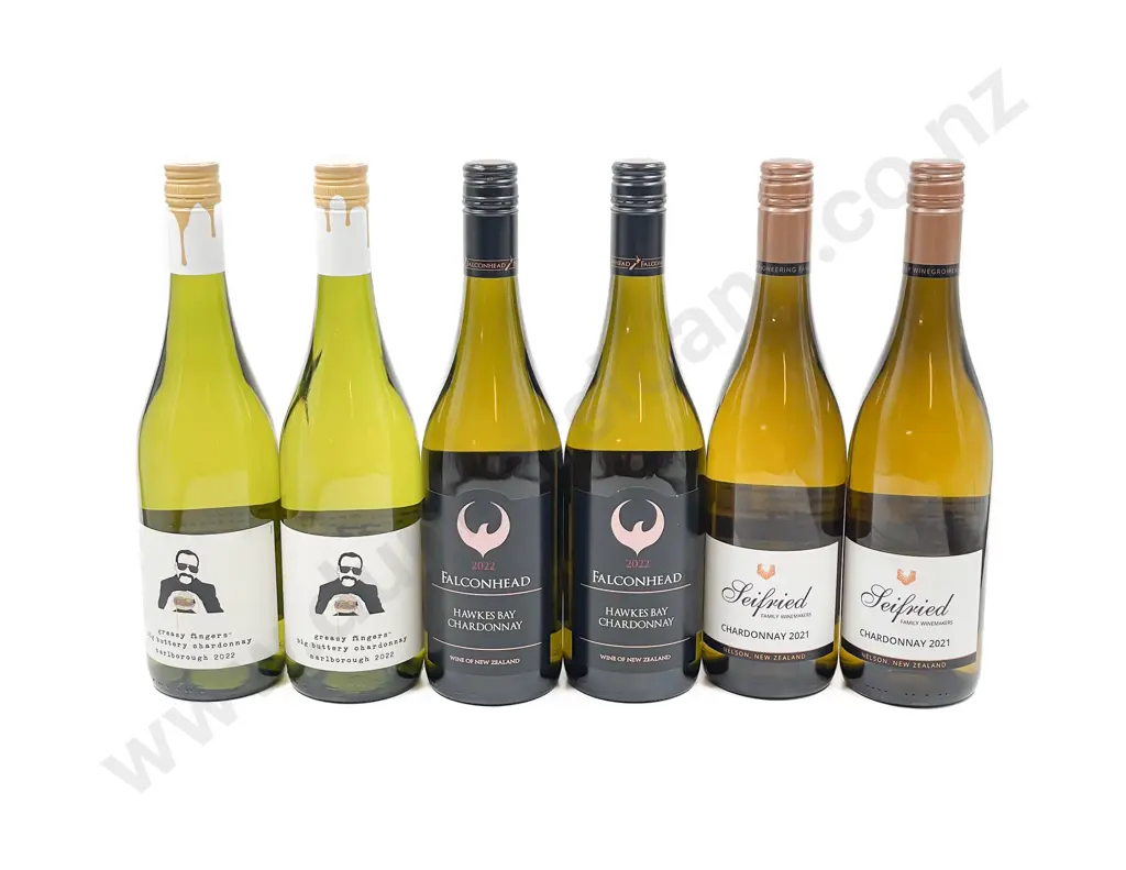 NZ Six Assorted Chardonnay Image 1++
