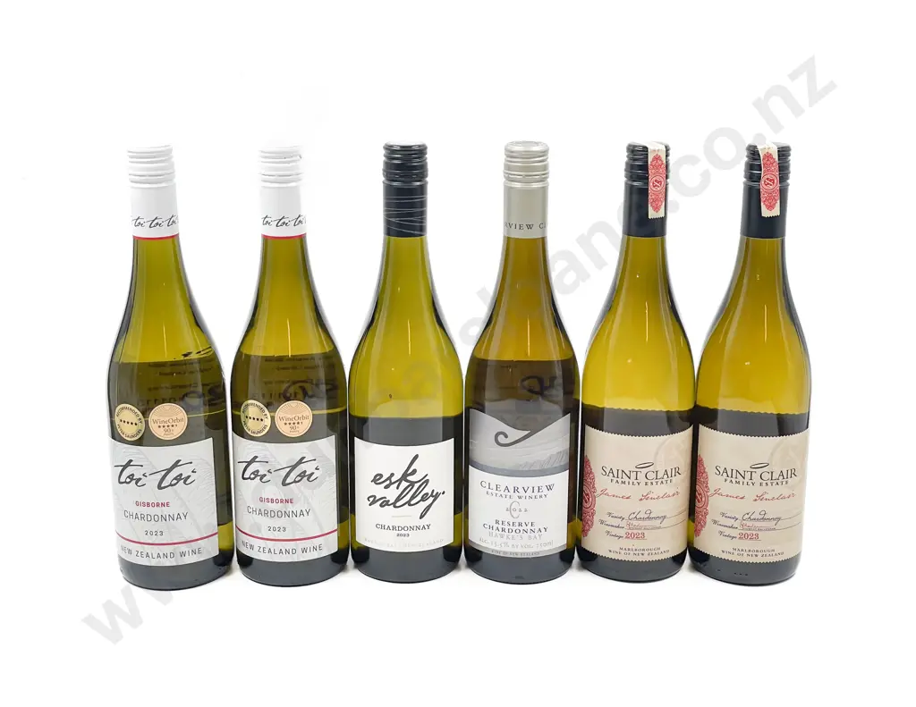 NZ Six Assorted Chardonnay Image 1++