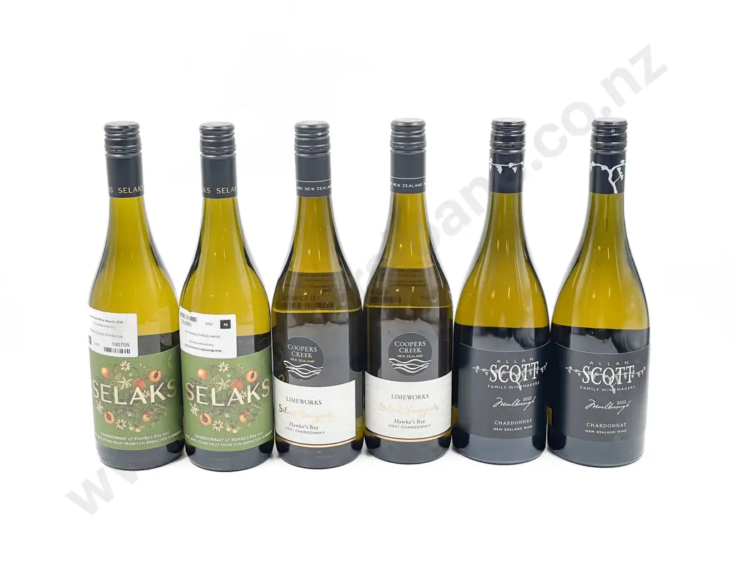 NZ Six Assorted Chardonnay Image 1++