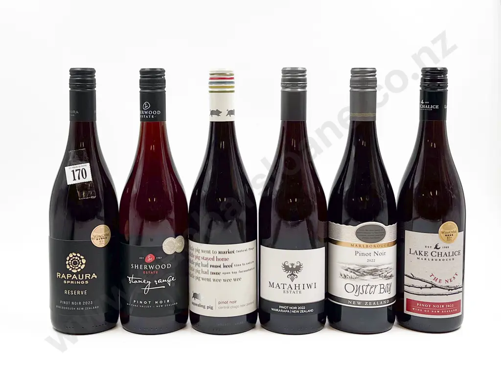 NZ Six Assorted Pinot Noir Image 1++