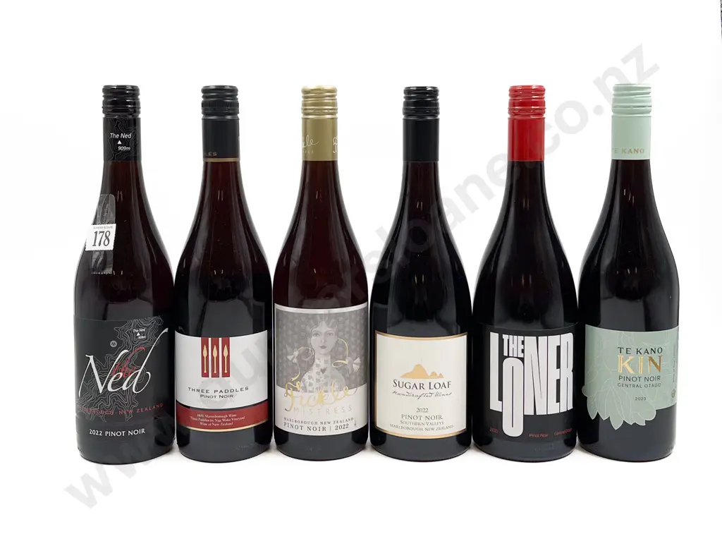 NZ Six Assorted Pinot Noir Image 1++
