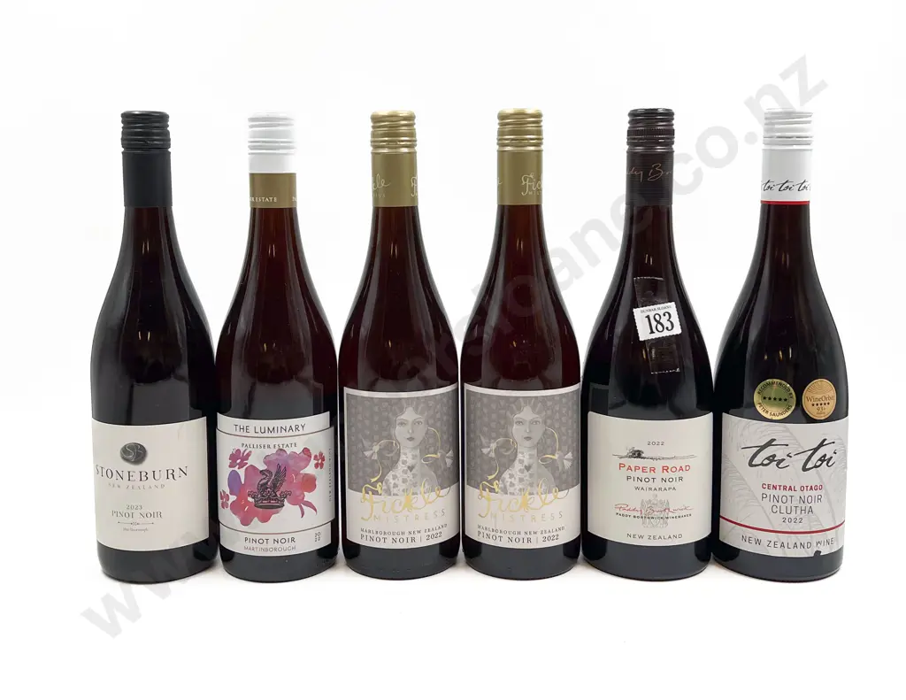 NZ Six Assorted Pinot Noir Image 1++
