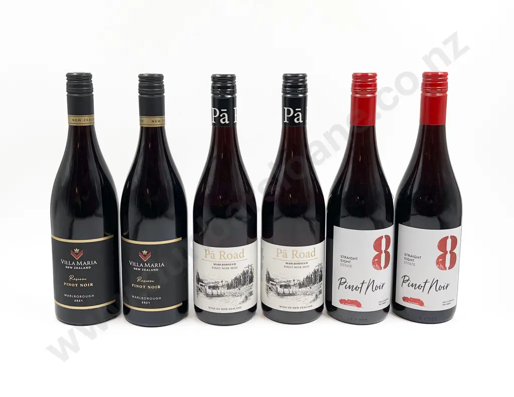 NZ Six Assorted Pinot Noir Image 1++