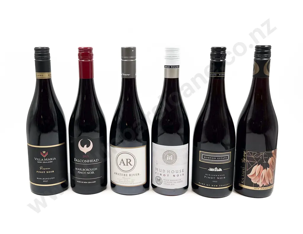 NZ Six Assorted Pinot Noir Image 1++