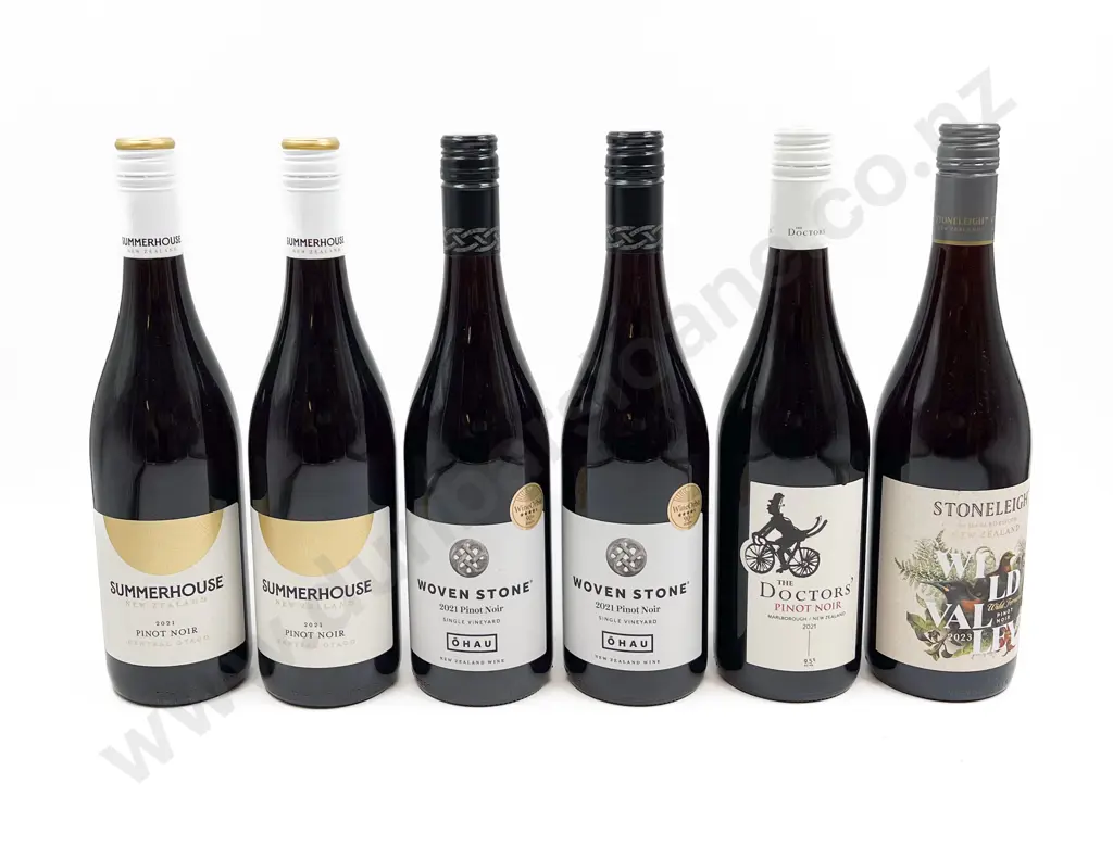 NZ Six Assorted Pinot Noir Image 1++