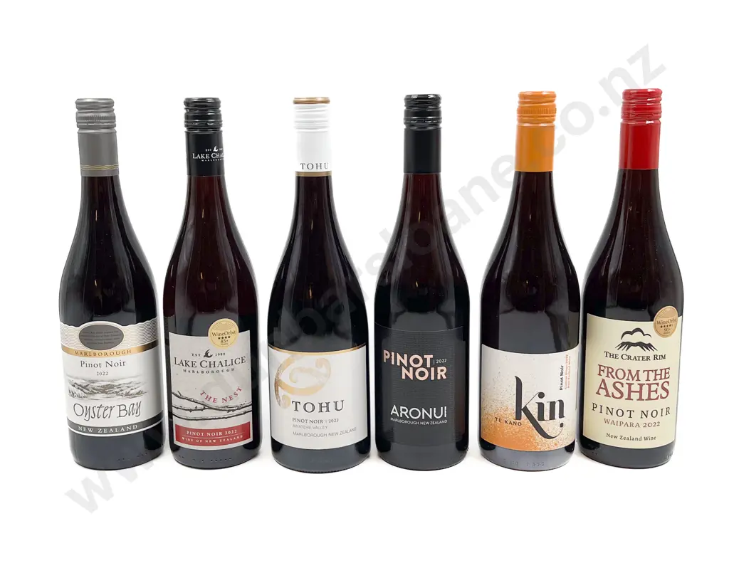 NZ Six Assorted Pinot Noir Image 1++
