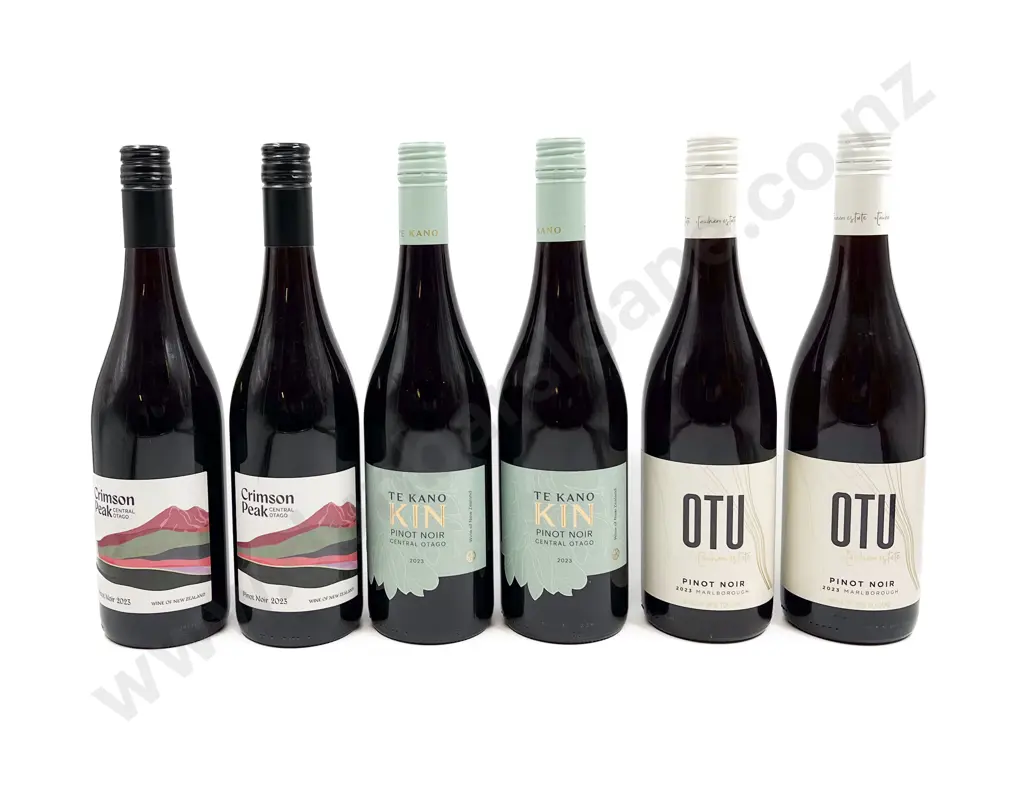NZ Six Assorted Pinot Noir Image 1++
