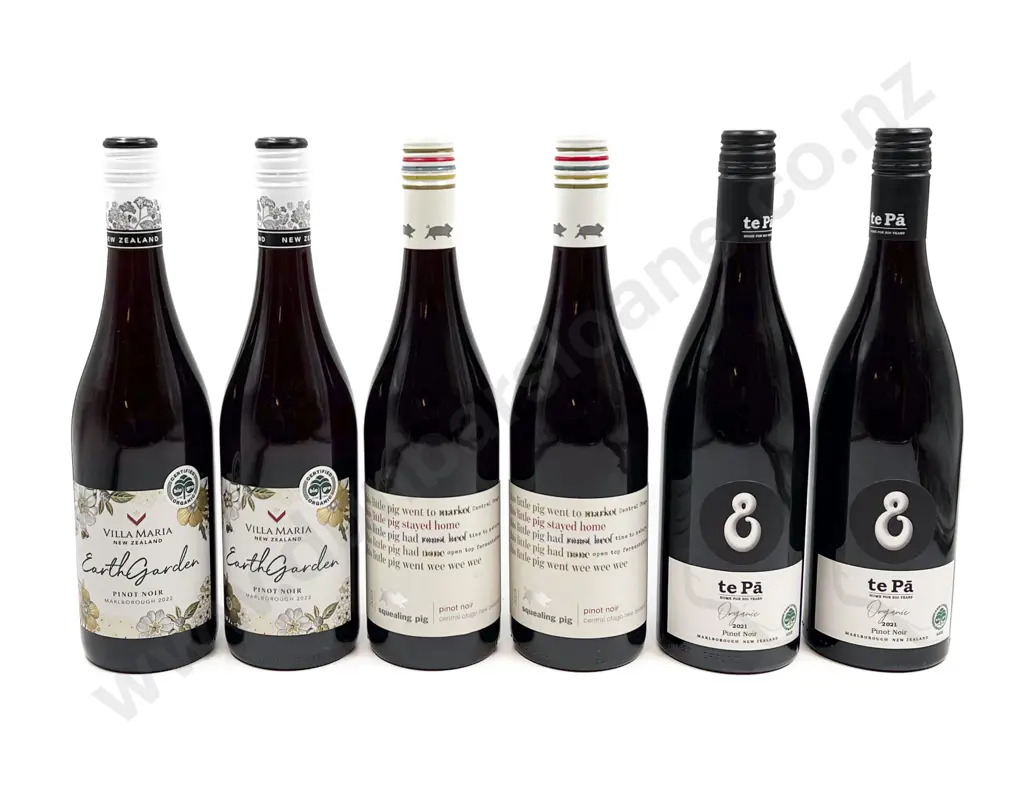 NZ Six Assorted Pinot Noir Image 1++